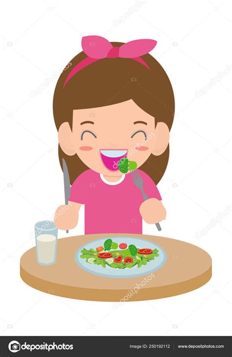 Healthy Food Cartoon