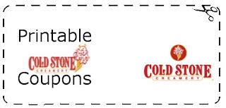 Printable Cold Stone Creamery Coupons | Printable Grocery Coupons