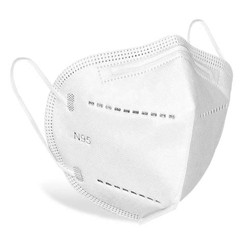 SCOTT 5-LAYERED REUSABLE N95 OUTDOOR PROTECTION MASK WITH IMPROVED EAR LOOPS (White) - Delta Store