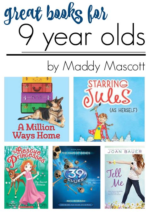 great books for 9 year olds, by maddy mascott - teach mama