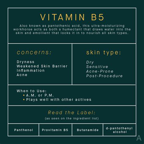 Read The Label: What You Need To Know About Vitamin B5 In Skincare | The AEDITION