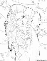 Selena Gomez Coloring page Printable sketch template
