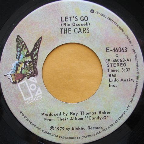 The Cars – Let's Go – Vinyl Pursuit Inc