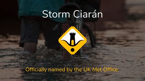 Storm Ciarán Officially Named by UK Met Office | Cork Safety Alerts