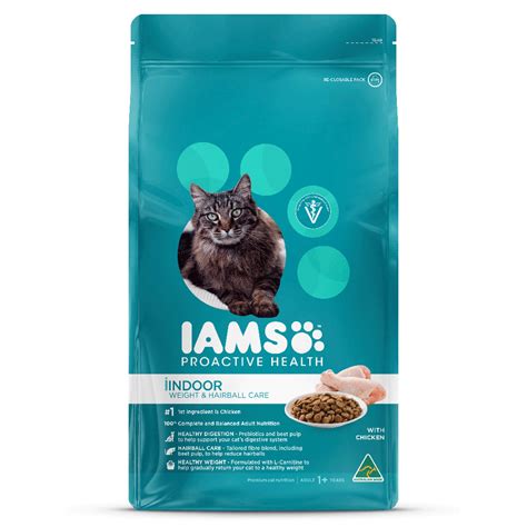 IAMS Premium Cat Food Adult Indoor Weight & Hairball Chicken | Little ...