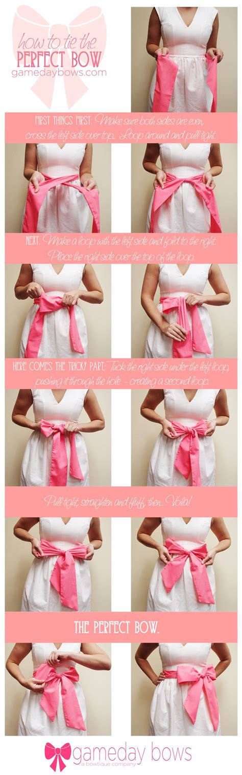 How to Tie the Perfect Bow | Gameday Bows | Diy dress, Diy clothes, Diy ...