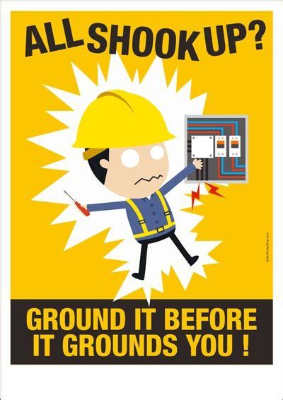 Electrical Safety Posters – Safety Poster Shop | Safety posters, Workplace safety slogans ...