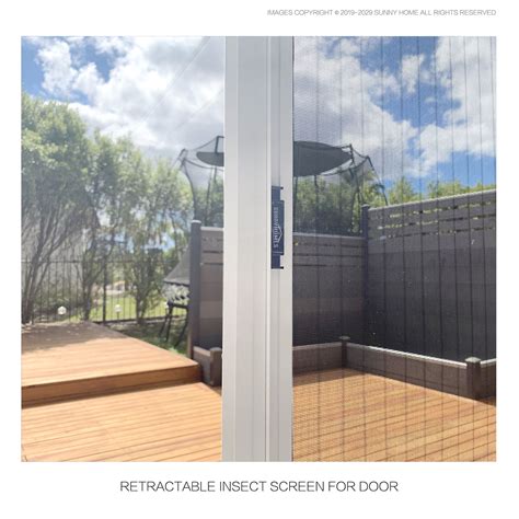 Retractable Insect Screen For Single Doors | SunnyHomes NZ