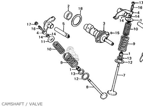 Honda XL125S 1982 (C) USA parts lists and schematics