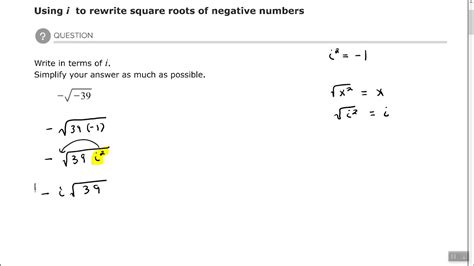 Negative square root - qustcoast