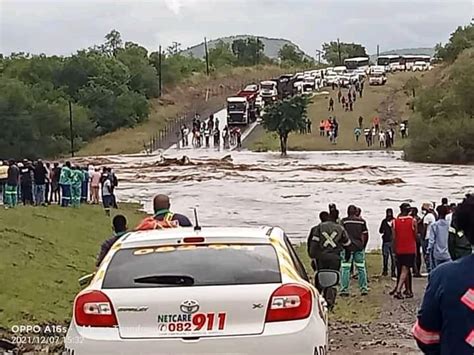 Search for occupants of vehicles swept from flooded bridge in Limpopo