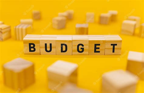 Premium Photo | Budget the cubes form the word budget budget word concept money finance ...