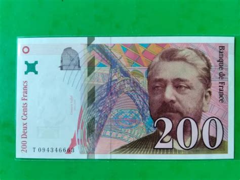 BILLET DE 200 francs eiffel NEUF 1999 Jamais Circulé, 0 epinglage ...
