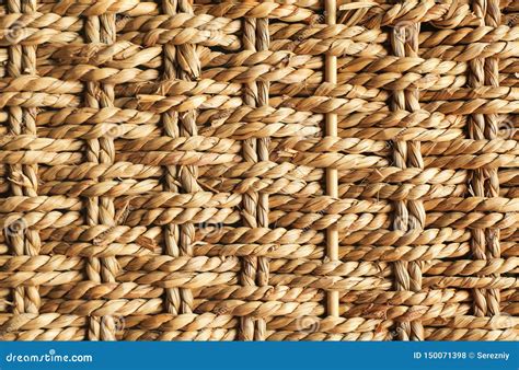 Wicker Braided Straw Texture As Background Stock Photo - Image of ...