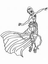 Tecna Winx Ausmalbilder  Kostenlose Malvorlagen sketch template