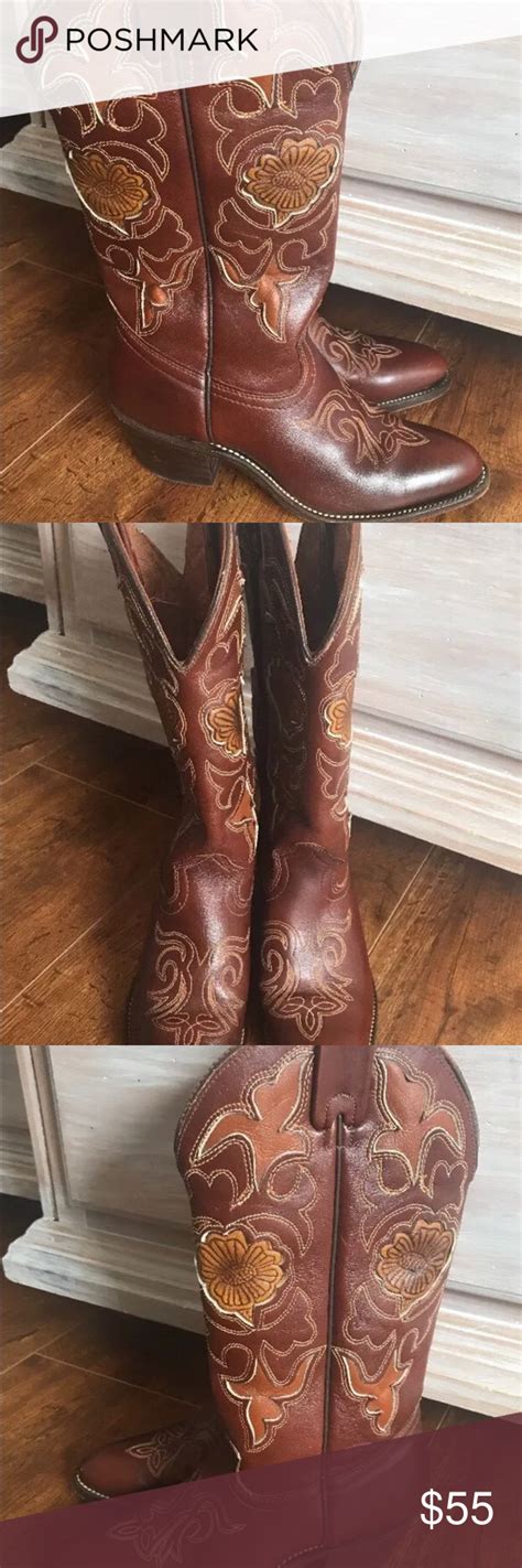 Texas Brand Cowboy Boots Woman’s 6 | Cowboy boots women, Boots, Womens ...