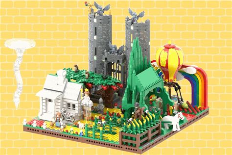 LEGO IDEAS - The Wonderful LEGO Wizard of Oz 😊 🌈 👠 🦁 🍭 🌪 85th Film Anniversary