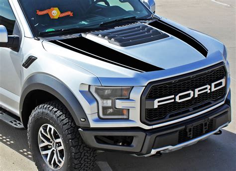 Ford F150 Raptor 2017-2018 hood graphics package kit decal sticker 2