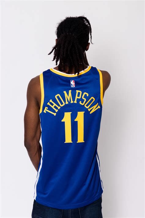 Klay Thompson Jersey : Nike Klay Thompson Golden State Warriors Black ...