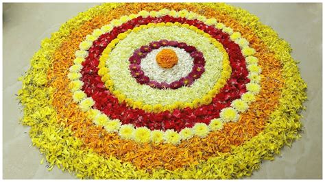 Diwali Flower Rangoli Designs | Best Flower Site