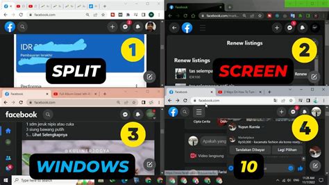 How To Split Screen In Windows 10 Using Keyboard / Windows 10 split ...