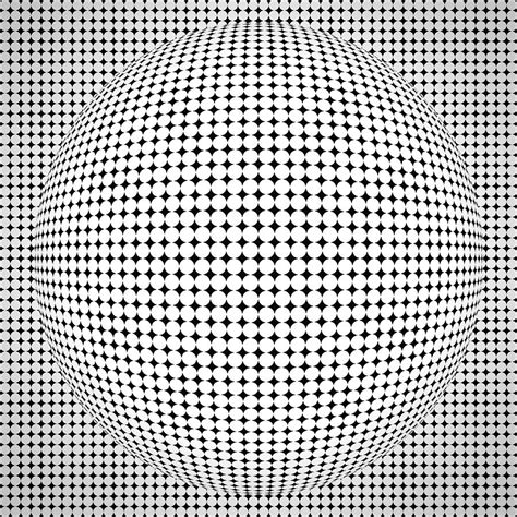 Optical Illusion Ball Digital Art by Sumit Mehndiratta