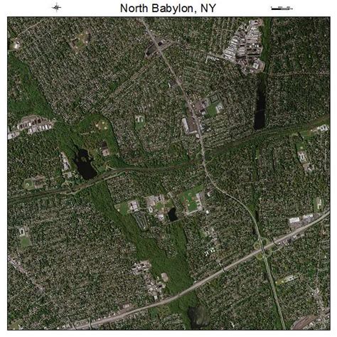 Aerial Photography Map of North Babylon, NY New York