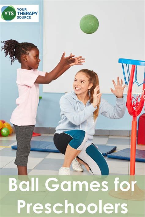 Ball Games for Preschoolers - Your Therapy Source