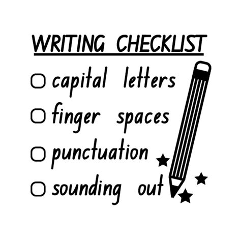 Writing Checklist stamp – Impress Stationery