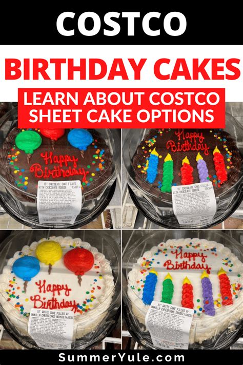 Costco Cakes (Costco Birthday Cakes, Costco Sheet Cake Prices)