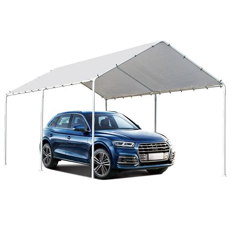 Buy Carport Heavy Duty Canopy Tent 10x20 Car Port Metal Carport Kits ...