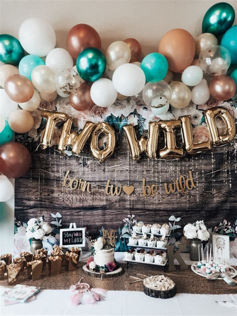 Two Wild - Boho Chic Birthday | 2nd birthday party for girl, Wild birthday party, 2nd birthday ...