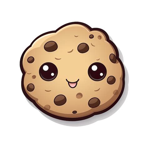 Premium Photo | Cute kawaii cookie sticker