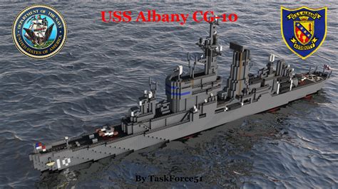 USS Albany (CG-10) Minecraft Map