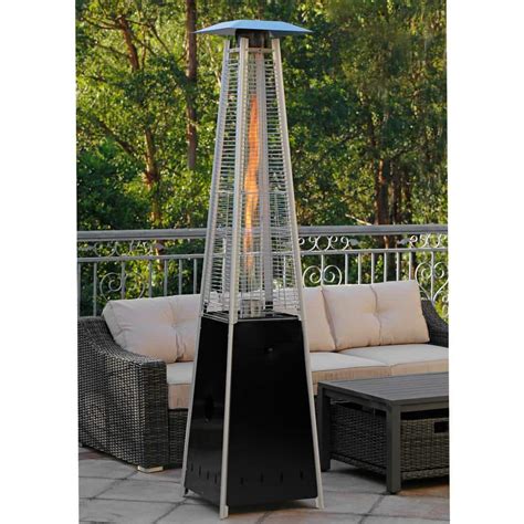 HeatMaxx Pyramid Patio Heater 89.5 in. 40,000 BTU Outdoor Propane ...