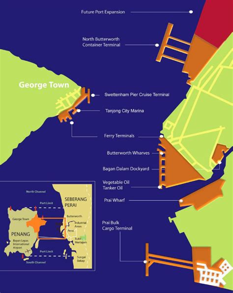 Butterworth Penang Map - soakploaty