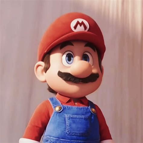 an image of mario in overalls with a mustache and moustache on his face