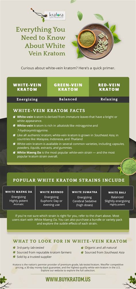 Kratom White Vein | Everything You Need to Know | Kratora