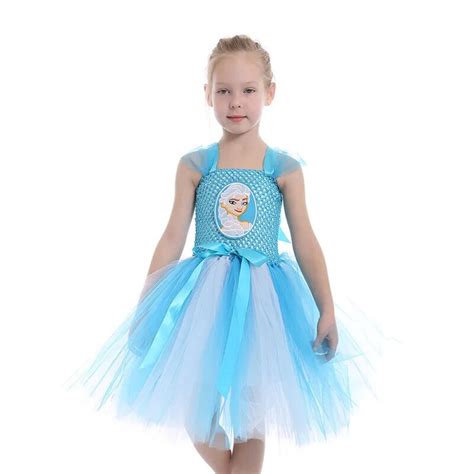 Baby Elsa Cosplay Dress 1 12Years children Movie Cosplay Costume ...