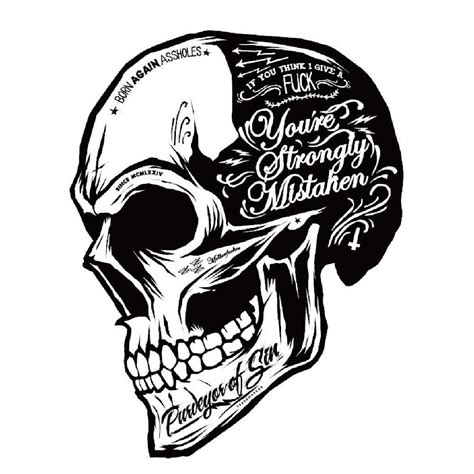 Black White Skull Sticker Cool Motorcycle Stickers Moto Decals helmet Sticker on Car styling ...