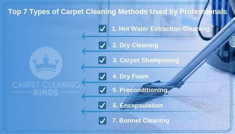 Top 7 Types of Carpet Cleaning Methods Used by Professionals