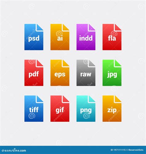 Design File Icons stock vector. Illustration of icons - 197111115