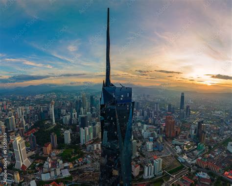 Kuala Lumpur, Malaysia. Febuary 26, 2023 : Aerial view The world's ...