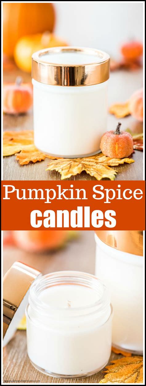 DIY Pumpkin Spice Candle | Pumpkin spice candle, Diy pumpkin spice ...