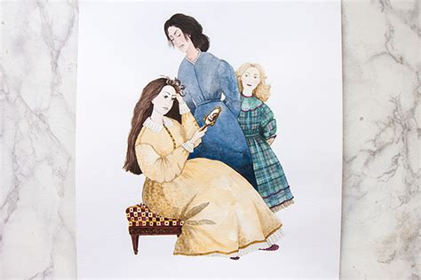 Watercolour “Little Women” Illustrations. Part I :: Behance