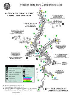 Mueller State Park Campground Map - Colorado Parks and ... | Campground | PDF4PRO