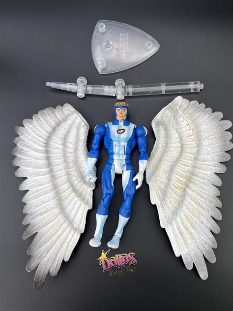 Marvel Legends: Sentinel wave- X-Men Angel (blue) Loose 6" Figure