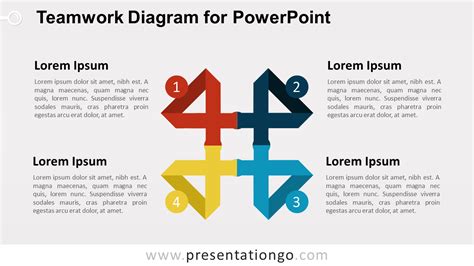 Teamwork Diagram for PowerPoint 2 - PresentationGO.com