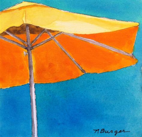 Pin by Gen Frampton on Watercolor | Beach umbrella art, Beach art ...