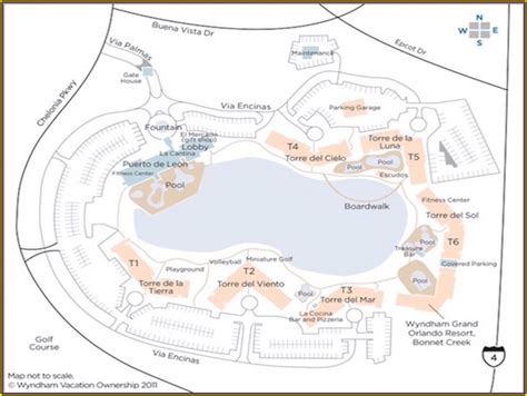 Bonnet Creek Resort Map Map : Resume Examples